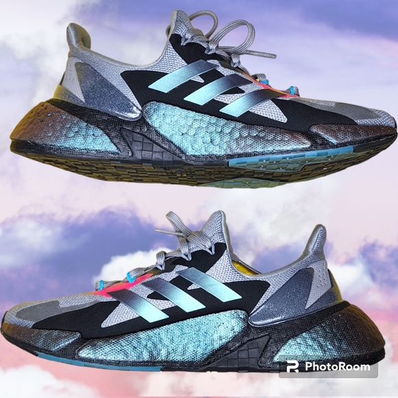 Adidas Boys X9000L4 Gray Reflective Running Shoes Sneakers Sz 6½ B or 8 Woman's - Picture 9 of 16